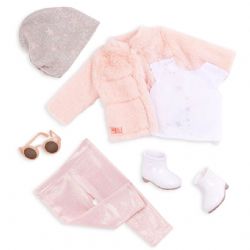 VÊTEMENT OG DE LUXE - MANTEAU DE FOURRURE ROSE 